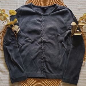 Y2K Fairy Grunge Dark Gray Cardigan
